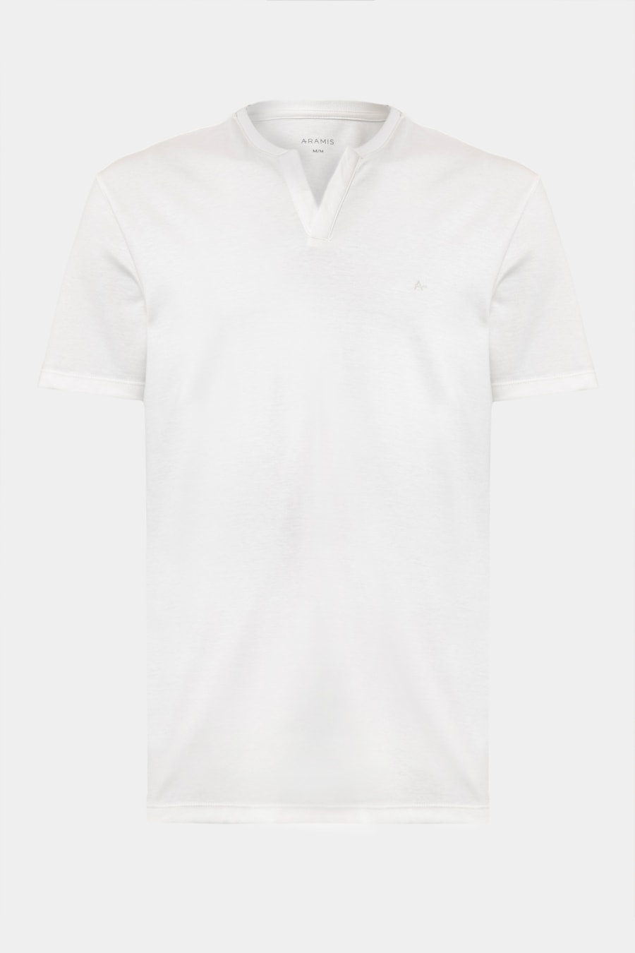 Camiseta Manga Curta Com Detalhe No Decote Off White — foto 5 de 5