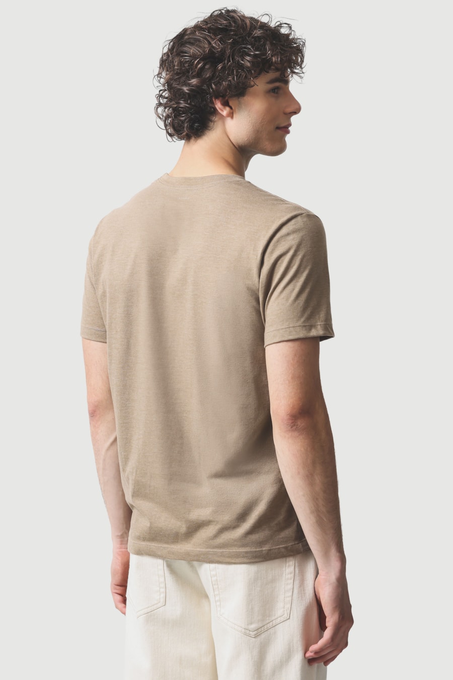 Camiseta Manga Curta Eco Lisa Charuto — foto 4 de 5