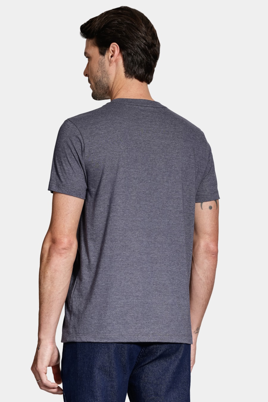 Camiseta Manga Curta Eco Lisa Navy — foto 4 de 5