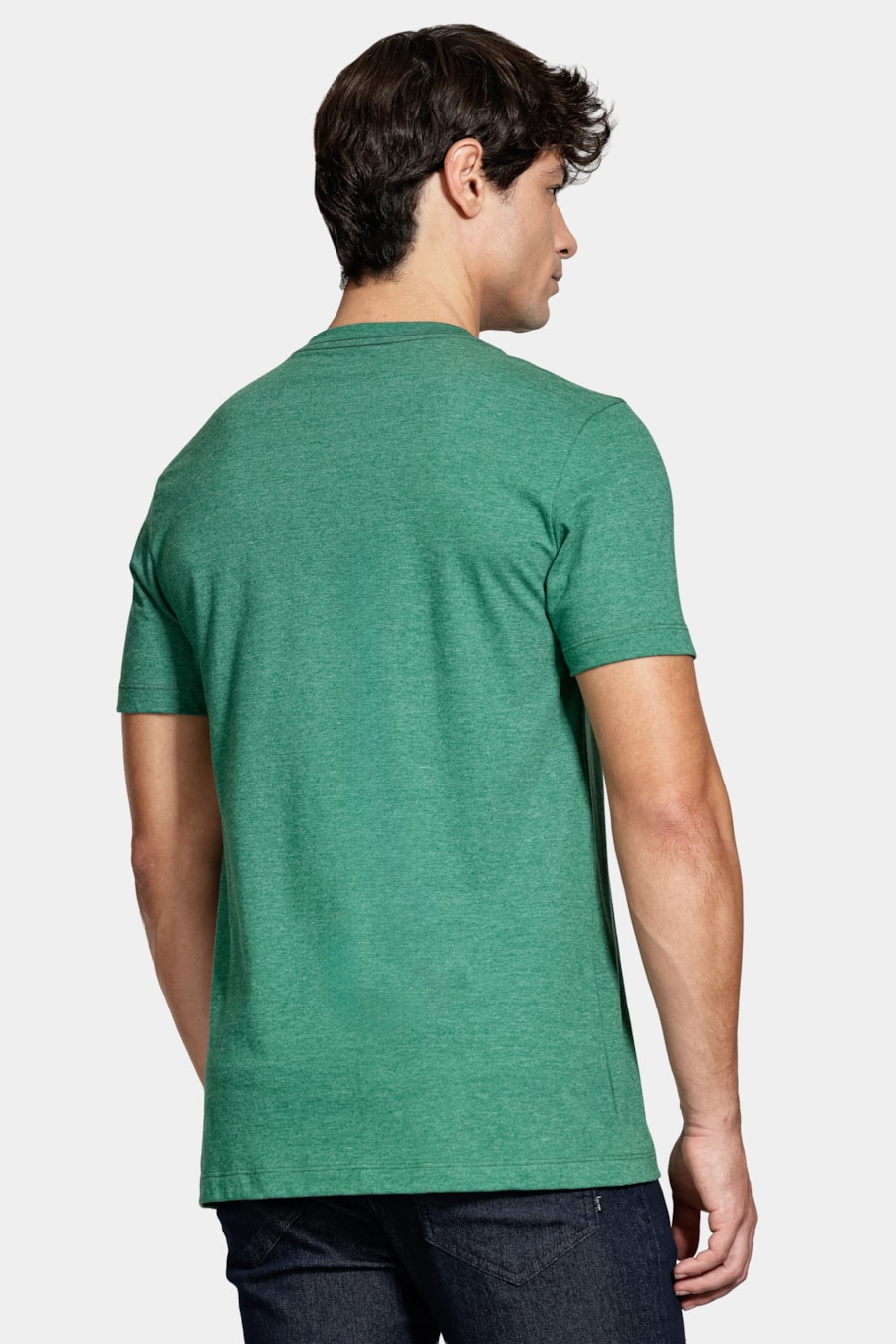 Camiseta Manga Curta Eco Lisa Verde Amazonia — foto 4 de 5