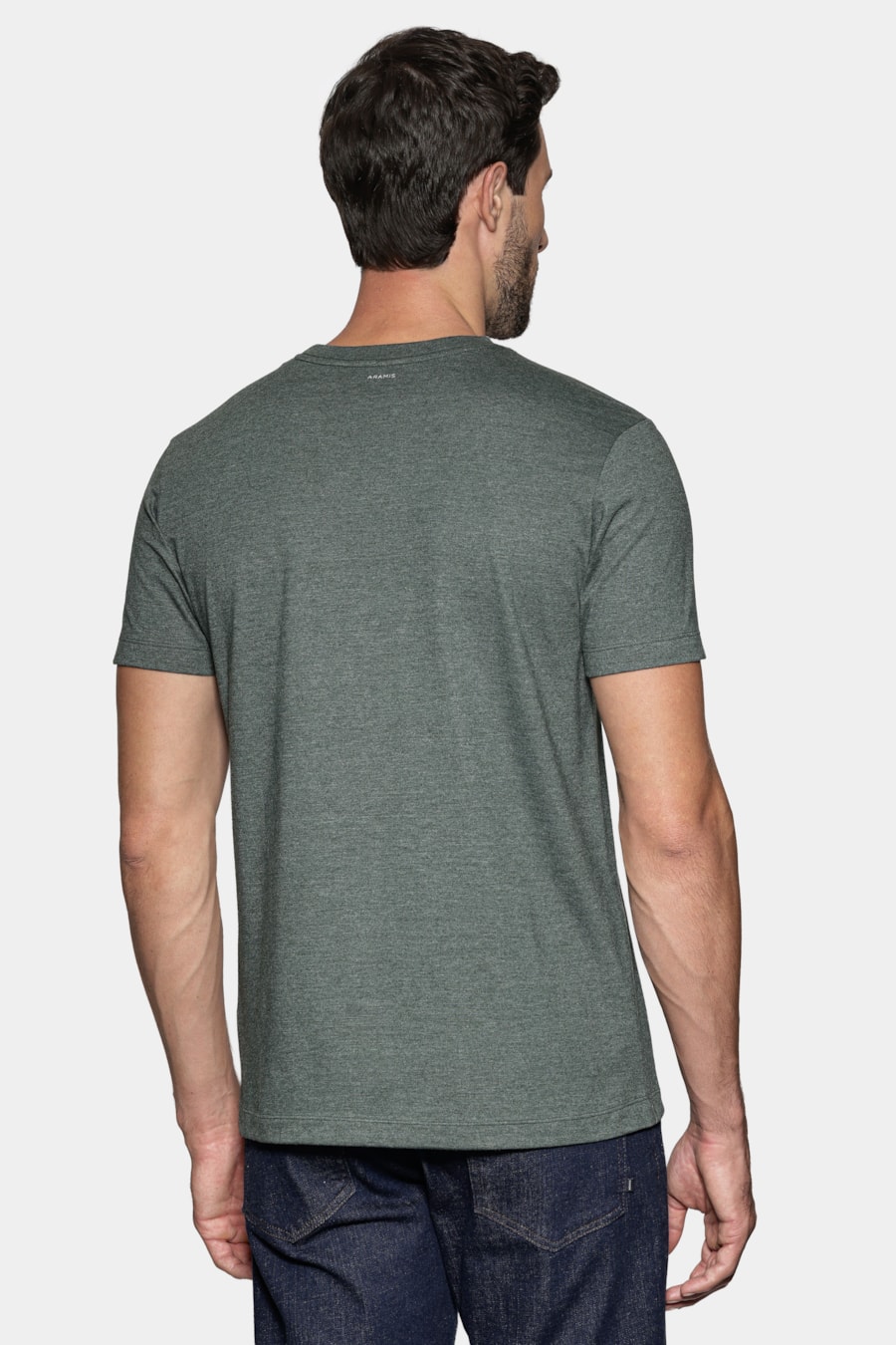 Camiseta Manga Curta Eco Lisa Verde Intenso 117 — foto 4 de 5