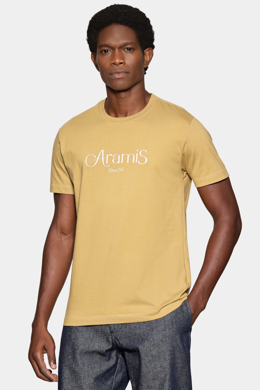 Camiseta Manga Curta Est Since 95 Mostarda 117 — foto 1 de 5
