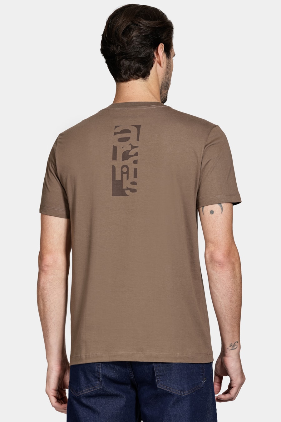 Camiseta Manga Curta Estampa Aramis Algodão Charuto 116 — foto 5 de 7