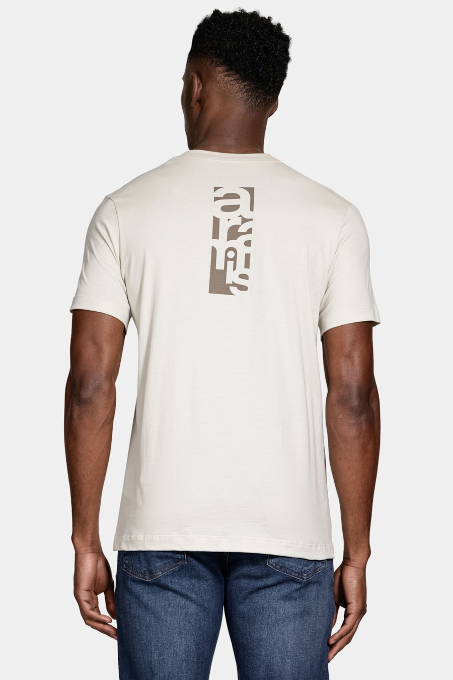 Camiseta Manga Curta Estampa Aramis Algodão Gelo 116 — foto 5 de 7