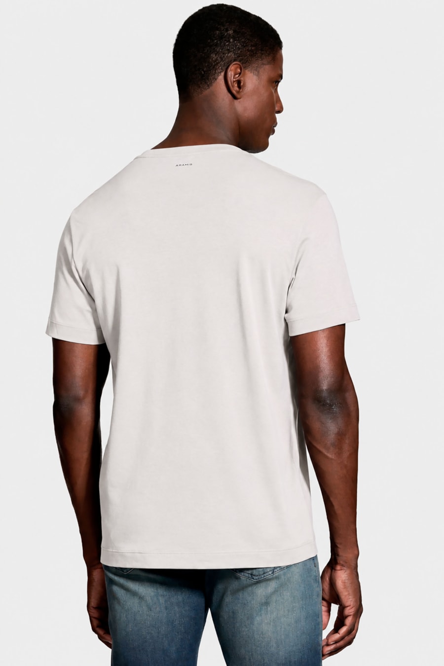 Camiseta Manga Curta Estampa Aramis Circular Gelo — foto 4 de 5
