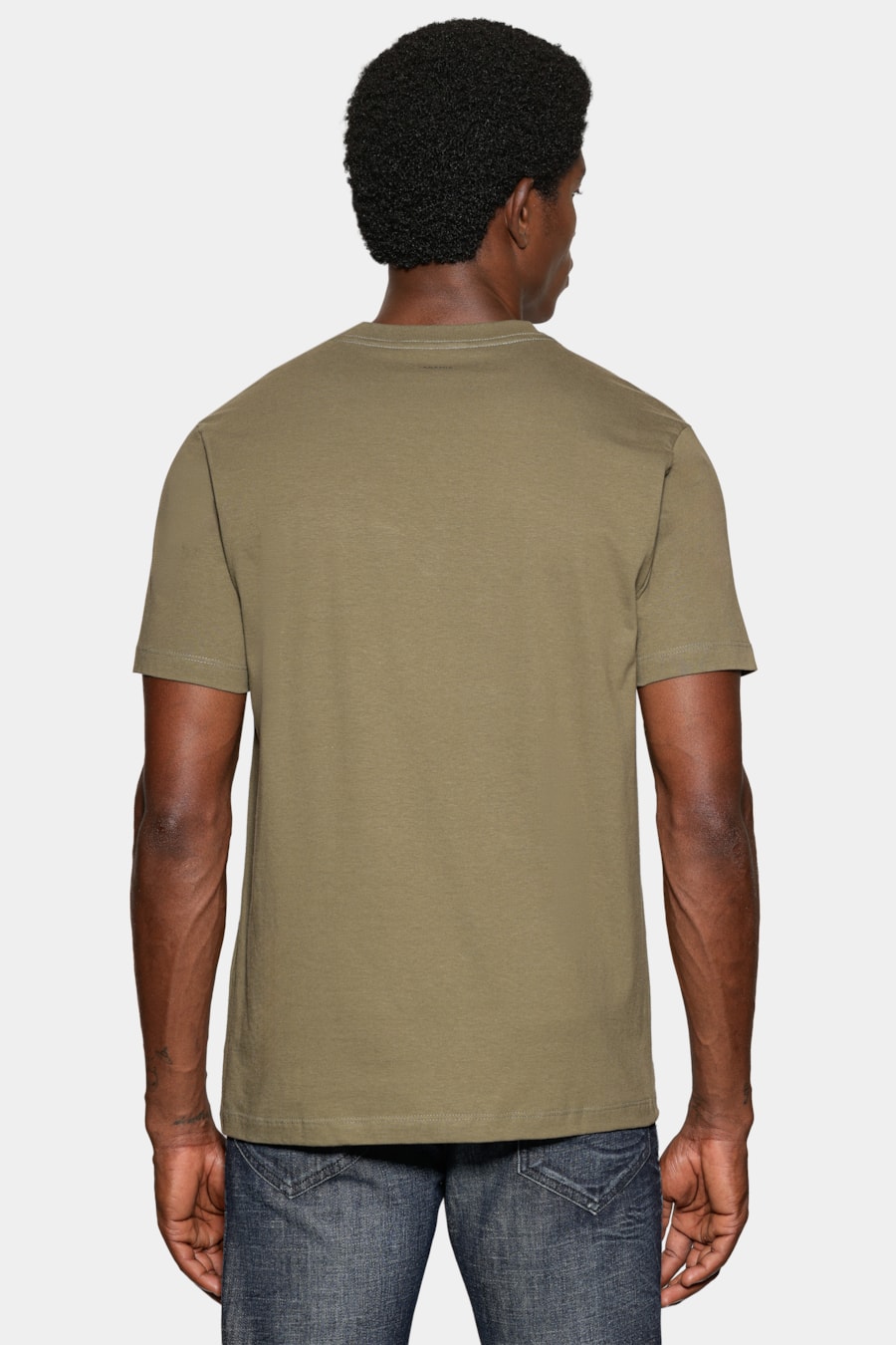 Camiseta Manga Curta Estampa Aramis Circular Matcha — foto 4 de 5