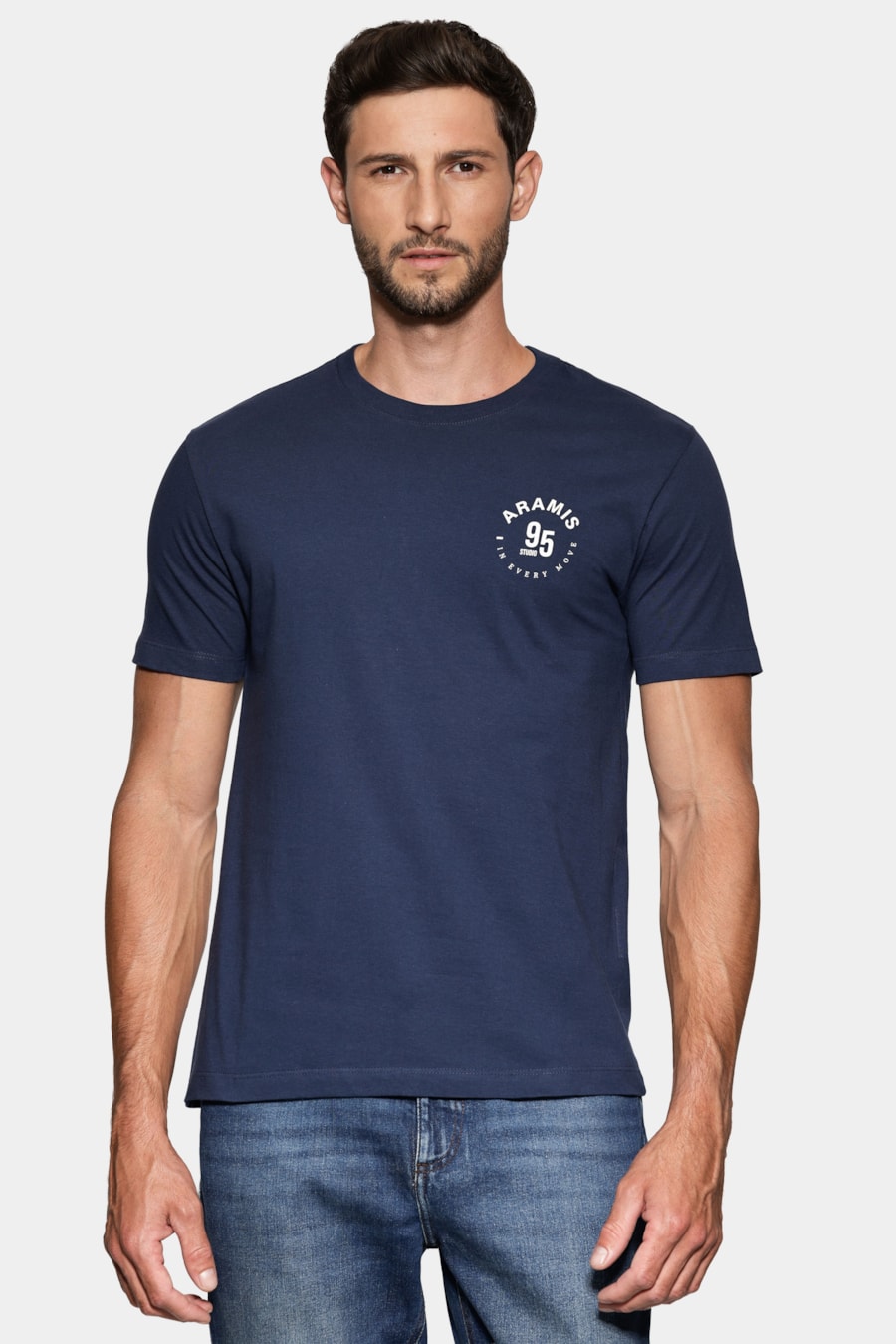Camiseta Manga Curta Estampa Aramis Circular Noite — foto 1 de 6