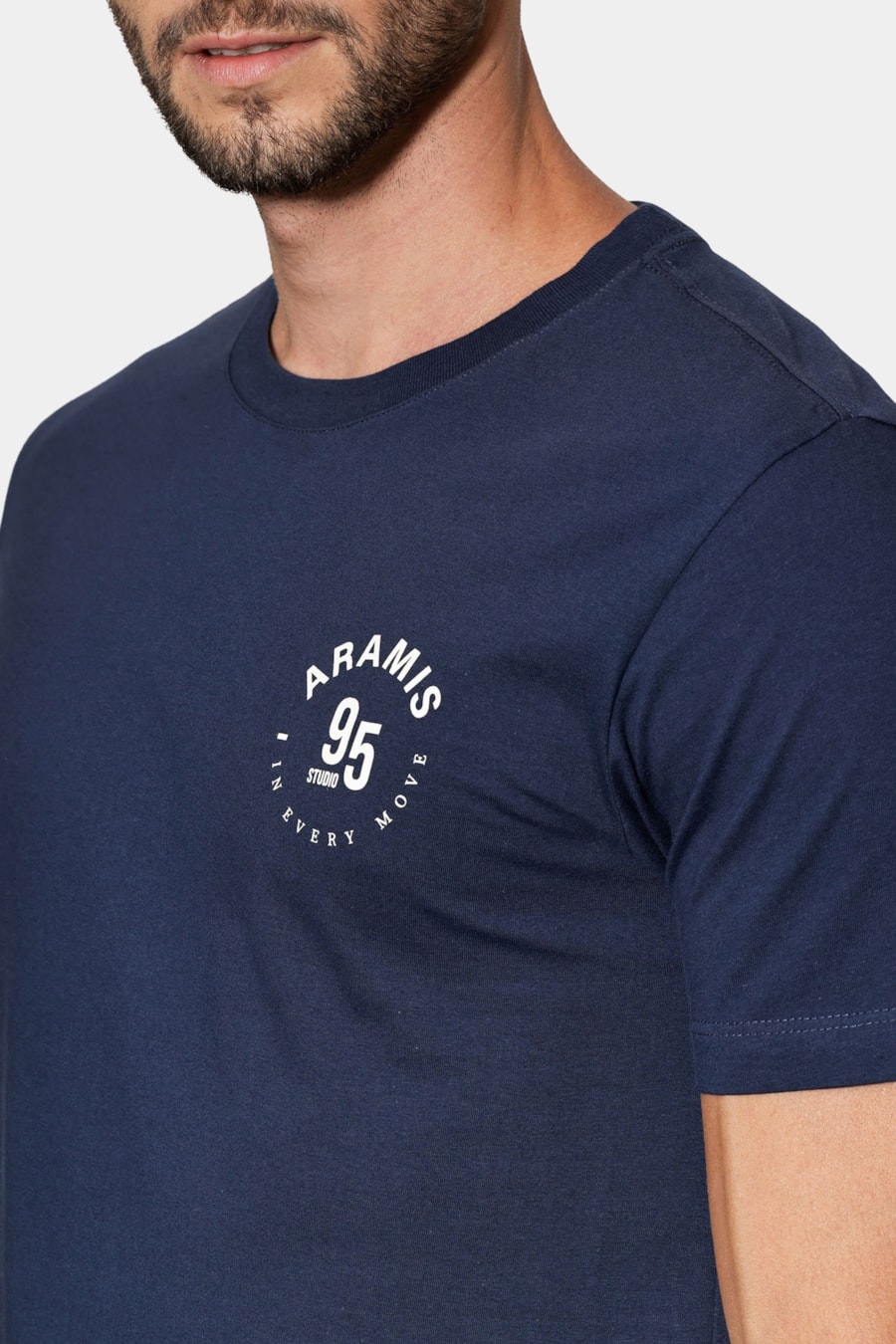 Camiseta Manga Curta Estampa Aramis Circular Noite — foto 3 de 6