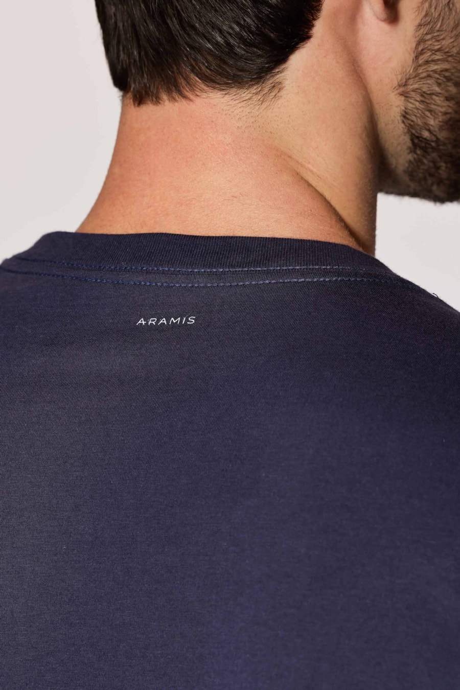 Camiseta Manga Curta Estampa Aramis Geometrico Navy — foto 4 de 6