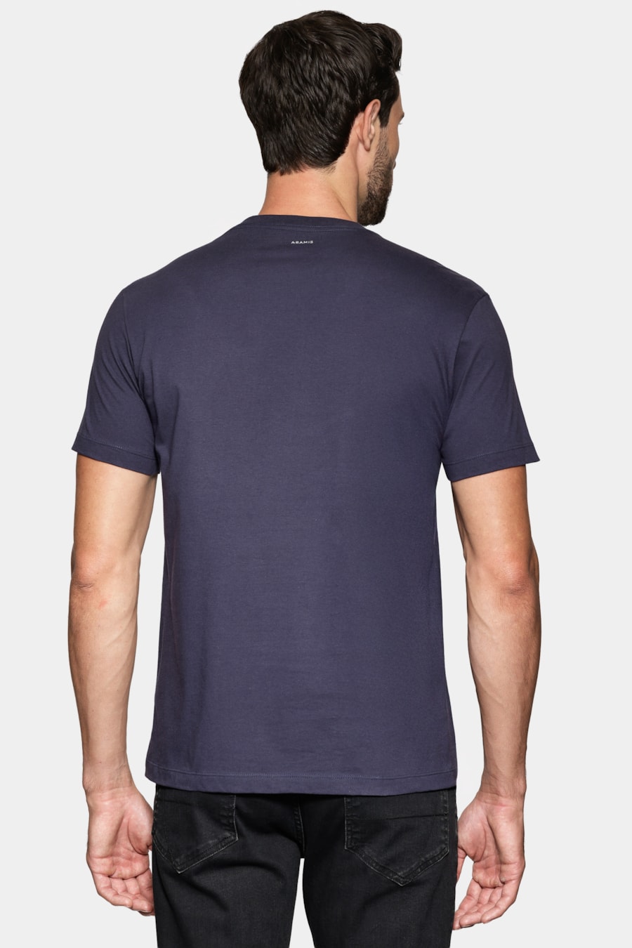 Camiseta Manga Curta Estampa Aramis Geometrico Navy — foto 5 de 6