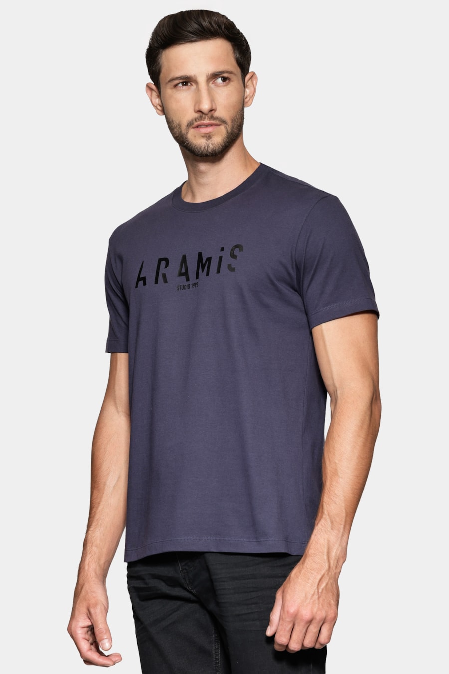 Camiseta Manga Curta Estampa Aramis Geometrico Navy — foto 1 de 6