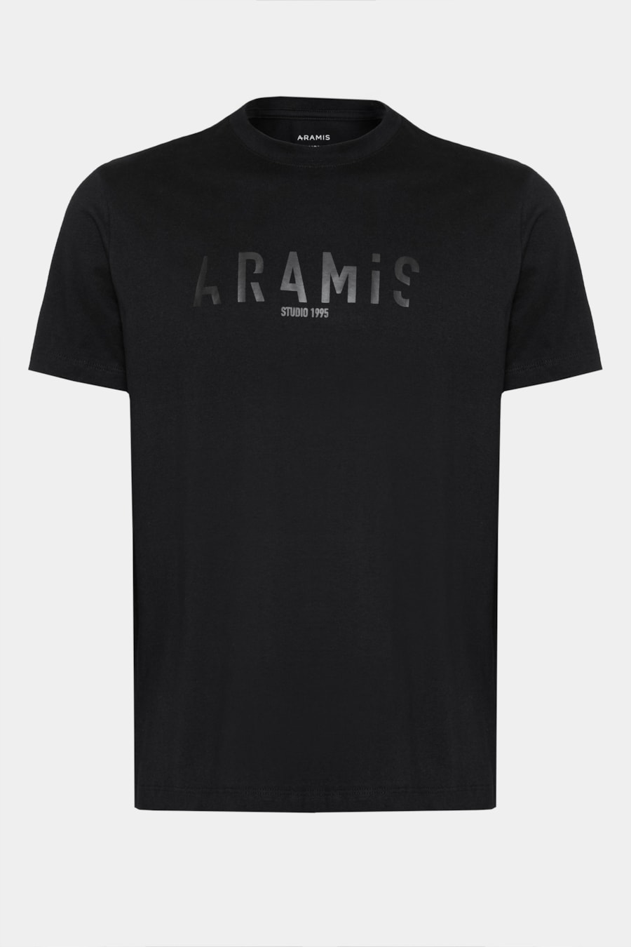 Camiseta Manga Curta Estampa Aramis Geometrico Preto — foto 6 de 6