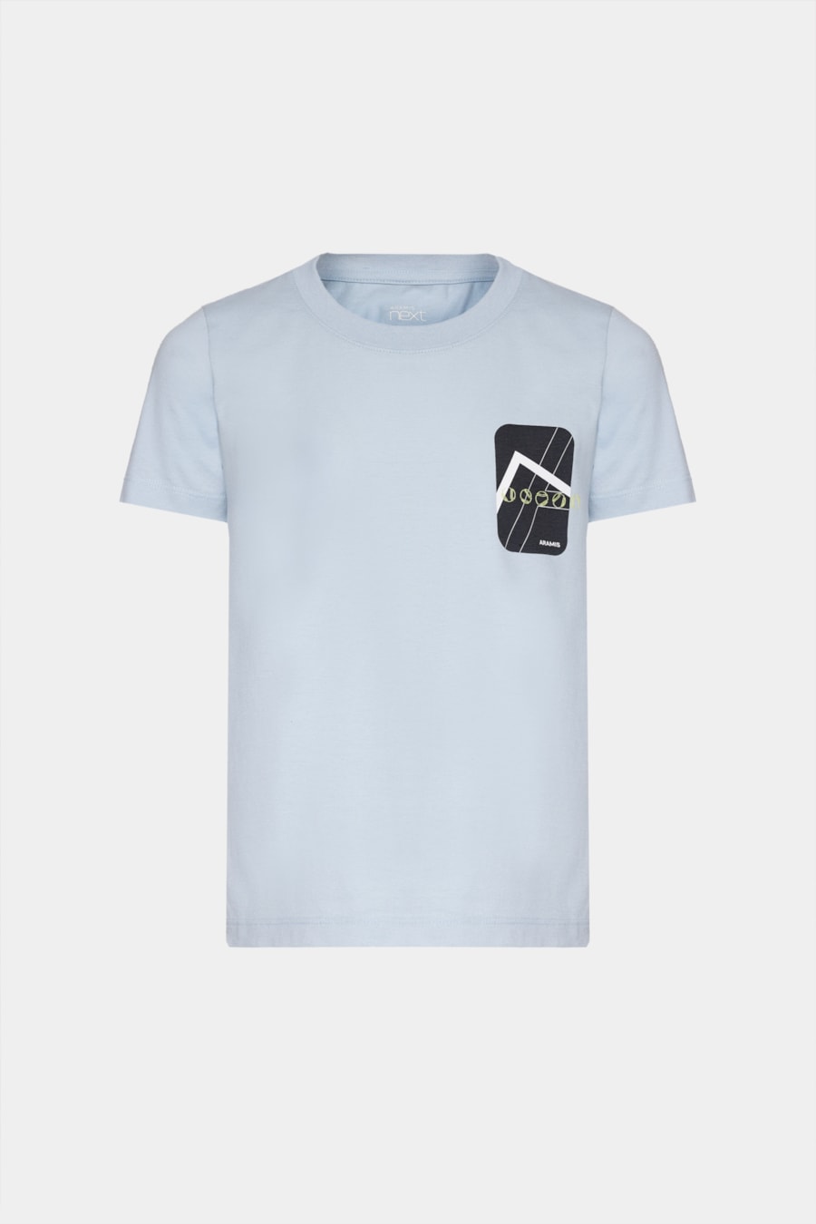 Camiseta Manga Curta Estampa Club Azul Claro — foto 3 de 3