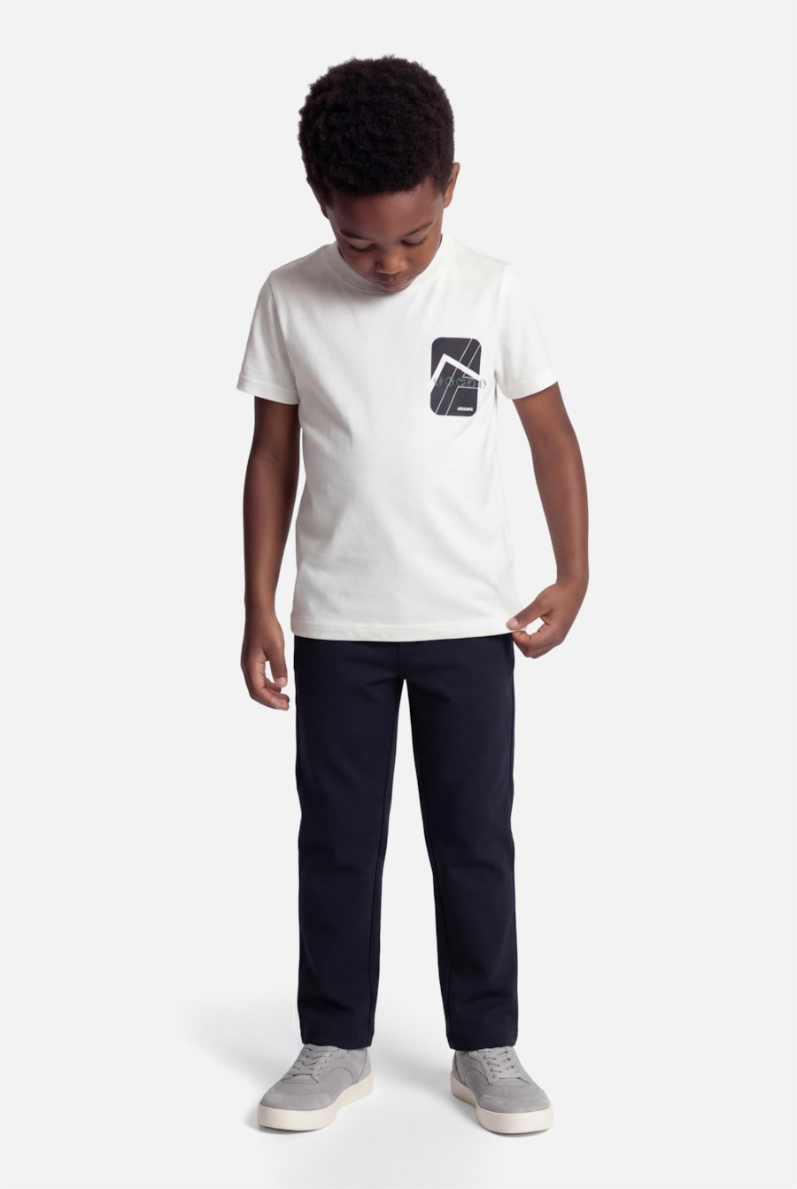 Camiseta Manga Curta Estampa Club Off White — foto 2 de 3