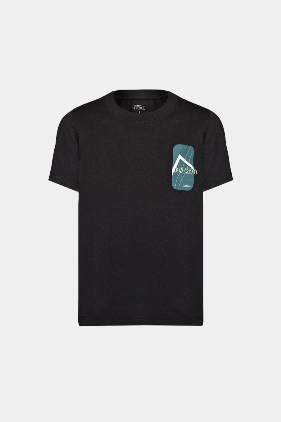 Camiseta Manga Curta Estampa Club Preto — foto 3 de 3