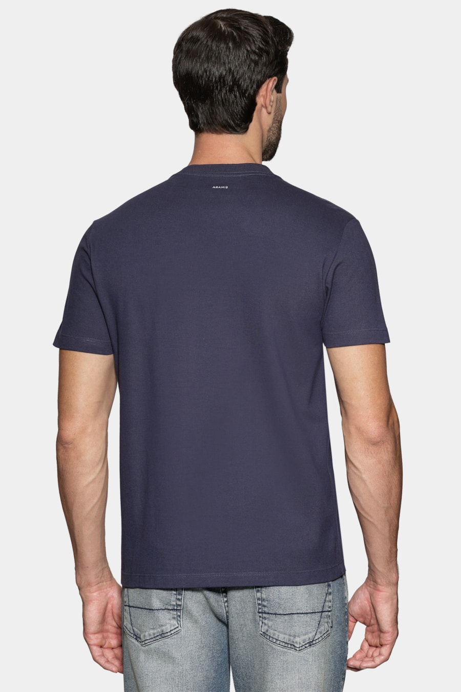 Camiseta Manga Curta Estampa Designed Navy — foto 4 de 5