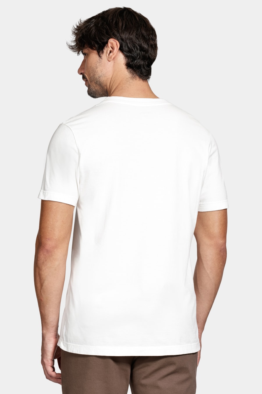 Camiseta Manga Curta Estampa Drink Off White — foto 4 de 5