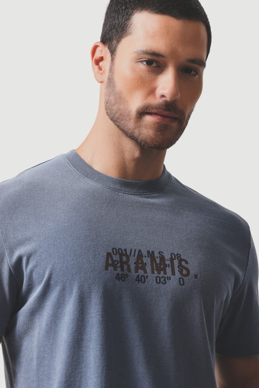 Camiseta Manga Curta Estampa Eco Marinho — foto 3 de 5