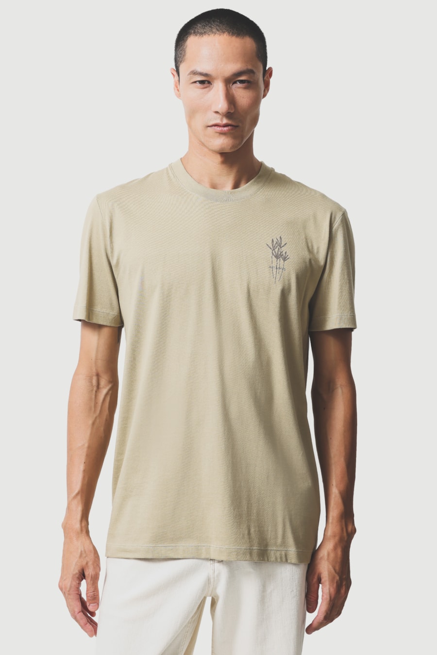 Camiseta Manga Curta Estampa Folha Deserto 118 — foto 1 de 5