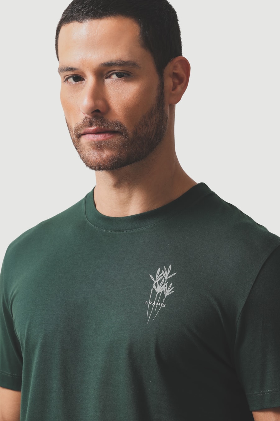 Camiseta Manga Curta Estampa Folha Floresta 118 — foto 3 de 5
