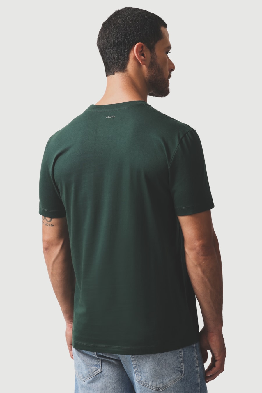 Camiseta Manga Curta Estampa Folha Floresta 118 — foto 4 de 5