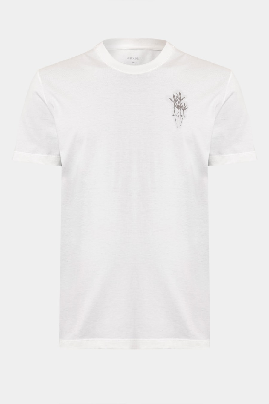 Camiseta Manga Curta Estampa Folha Off White — foto 5 de 5