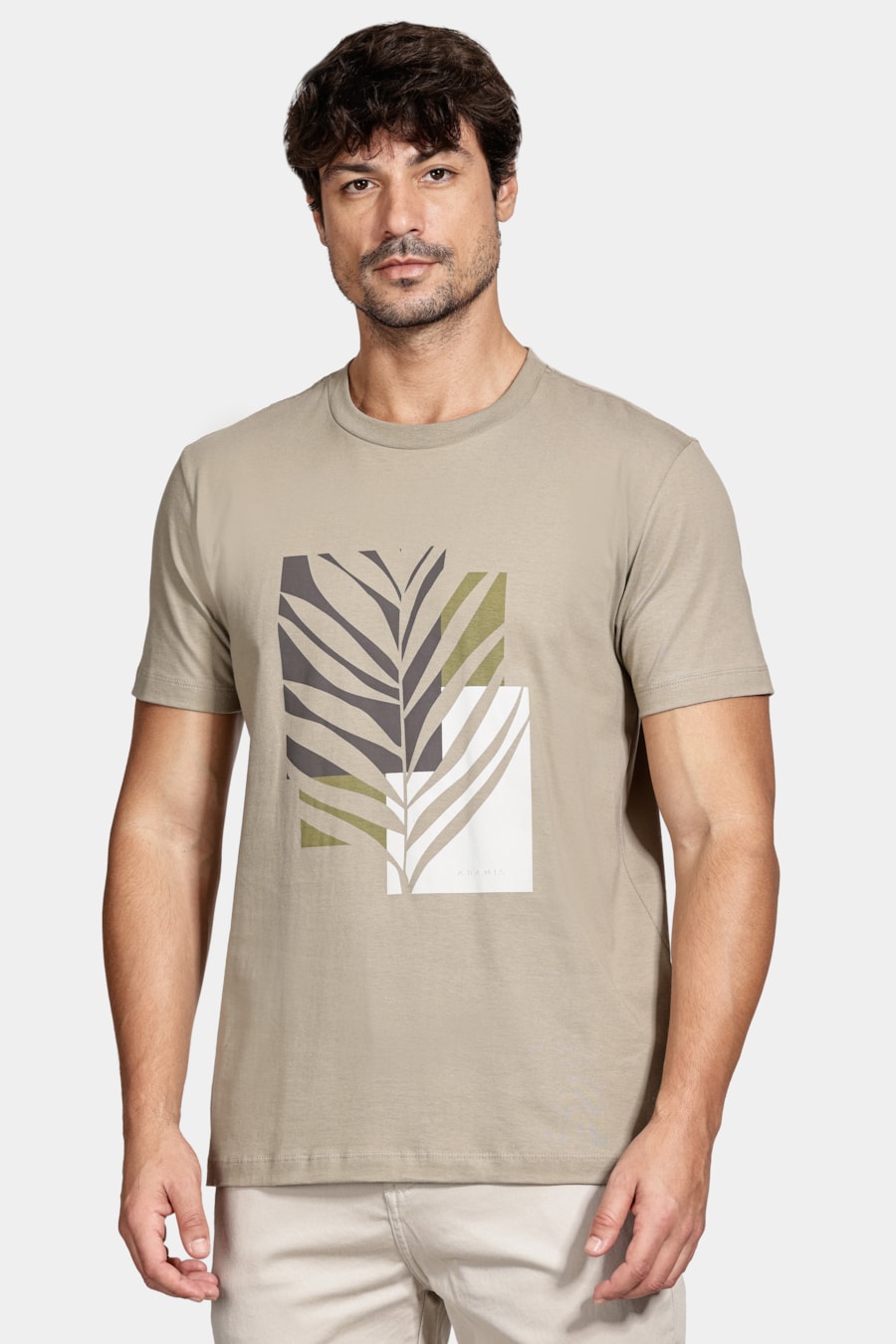 Camiseta Manga Curta Estampa Folhagem Fendi 116 — foto 1 de 5