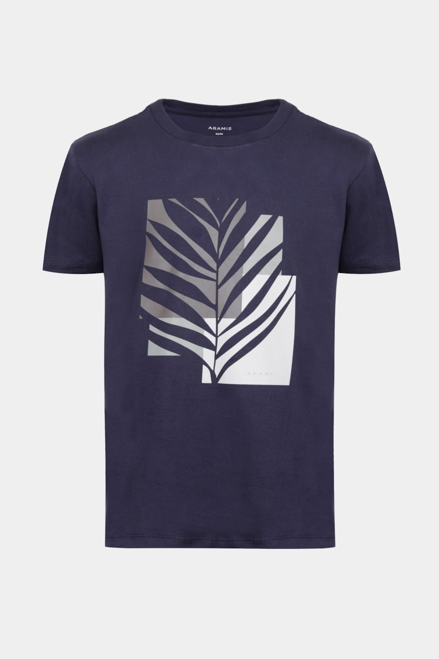 Camiseta Manga Curta Estampa Folhagem Navy — foto 5 de 5