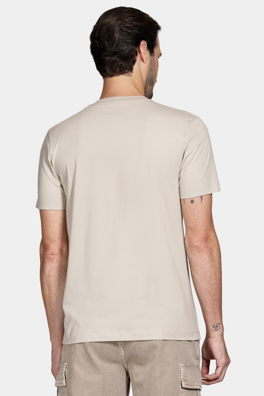Camiseta Manga Curta Estampa Folhagem Palha 116 — foto 4 de 5