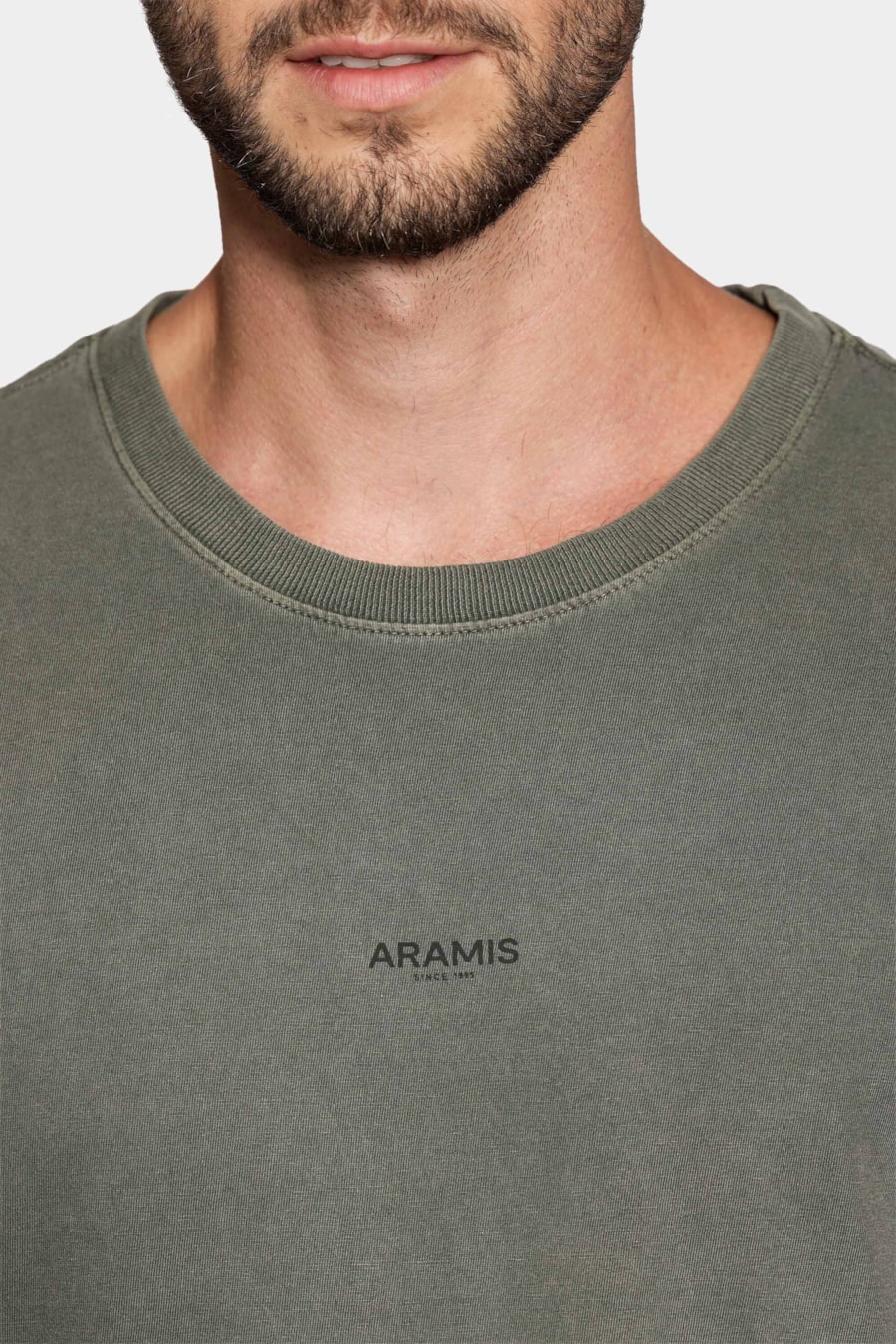 Camiseta Manga Curta Estampa Frente Lavada Militar 117 — foto 3 de 6