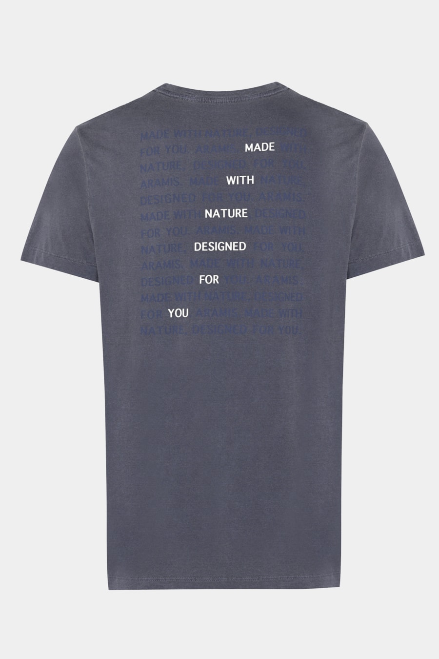 Camiseta Manga Curta Estampa Frente Lavada Navy — foto 6 de 6