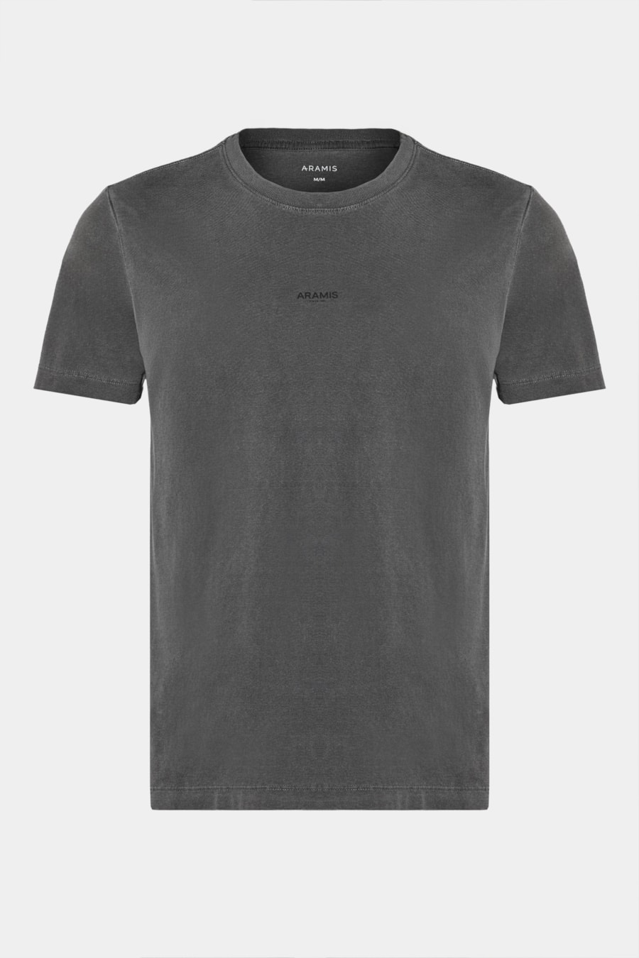 Camiseta Manga Curta Estampa Frente Lavada Preto — foto 6 de 7