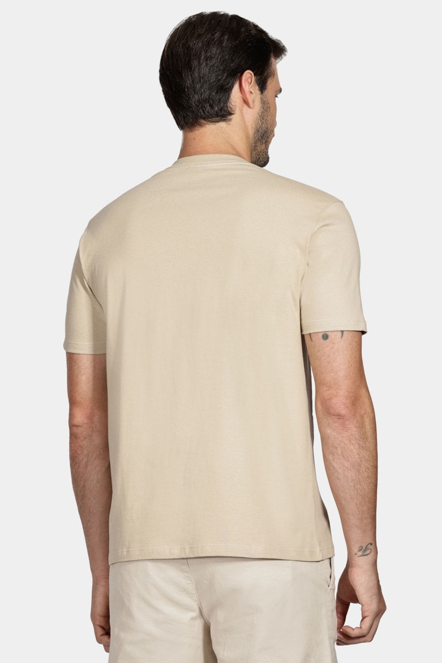 Camiseta Manga Curta Estampa Fusion Amendoa — foto 4 de 5