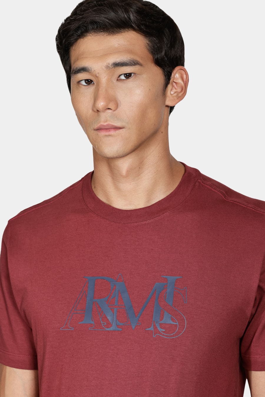 Camiseta Manga Curta Estampa Fusion Bordo Cabernet — foto 3 de 4