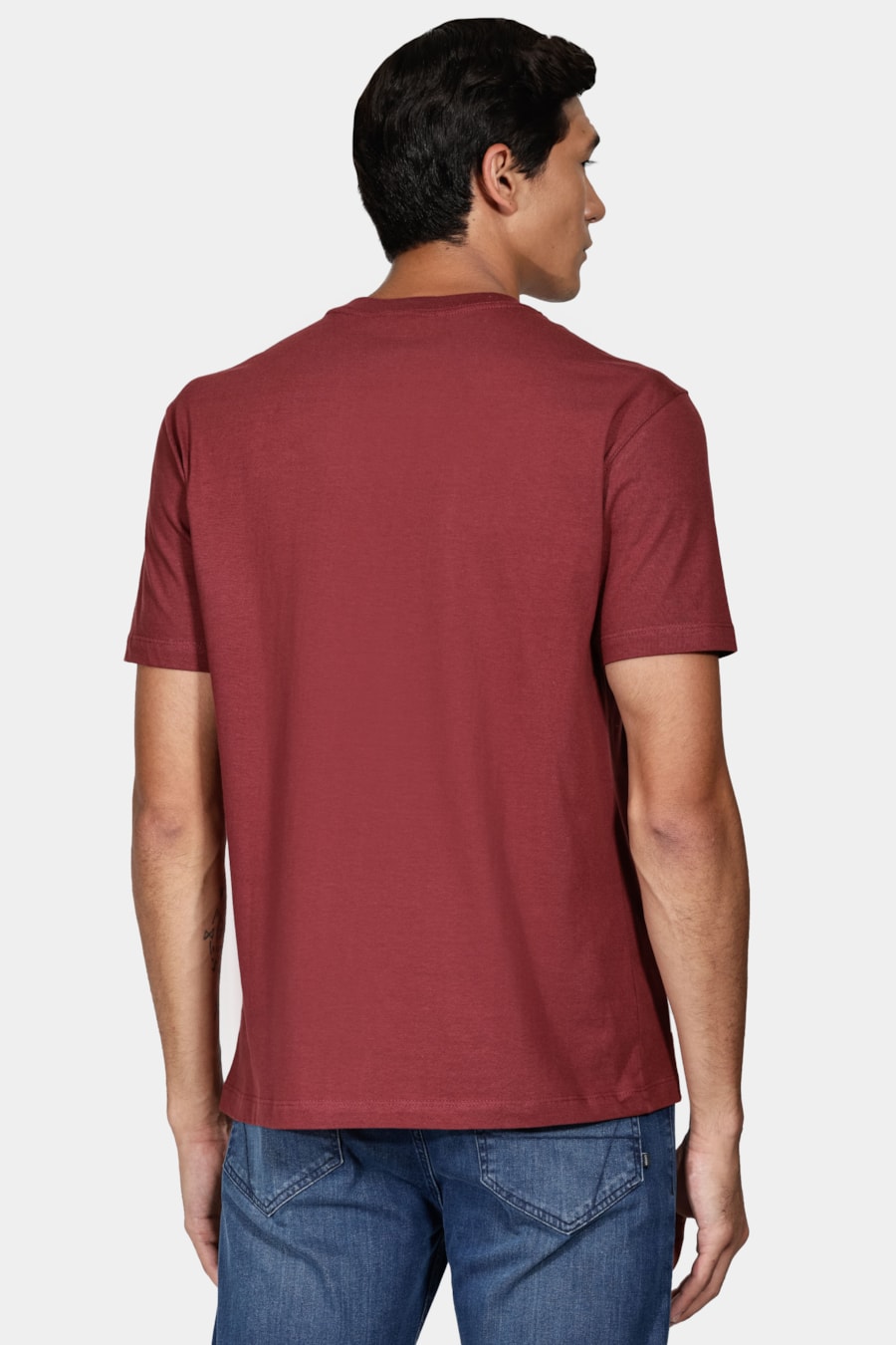 Camiseta Manga Curta Estampa Fusion Bordo Cabernet — foto 4 de 4