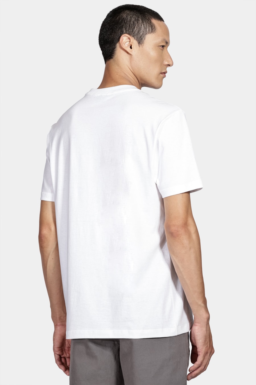 Camiseta Manga Curta Estampa Fusion Branco — foto 4 de 5