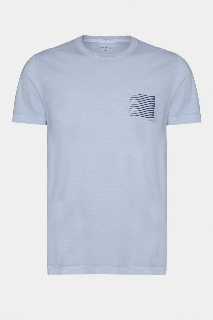 Camiseta Manga Curta Estampa Gráfica Azul Claro 117 — foto 5 de 5