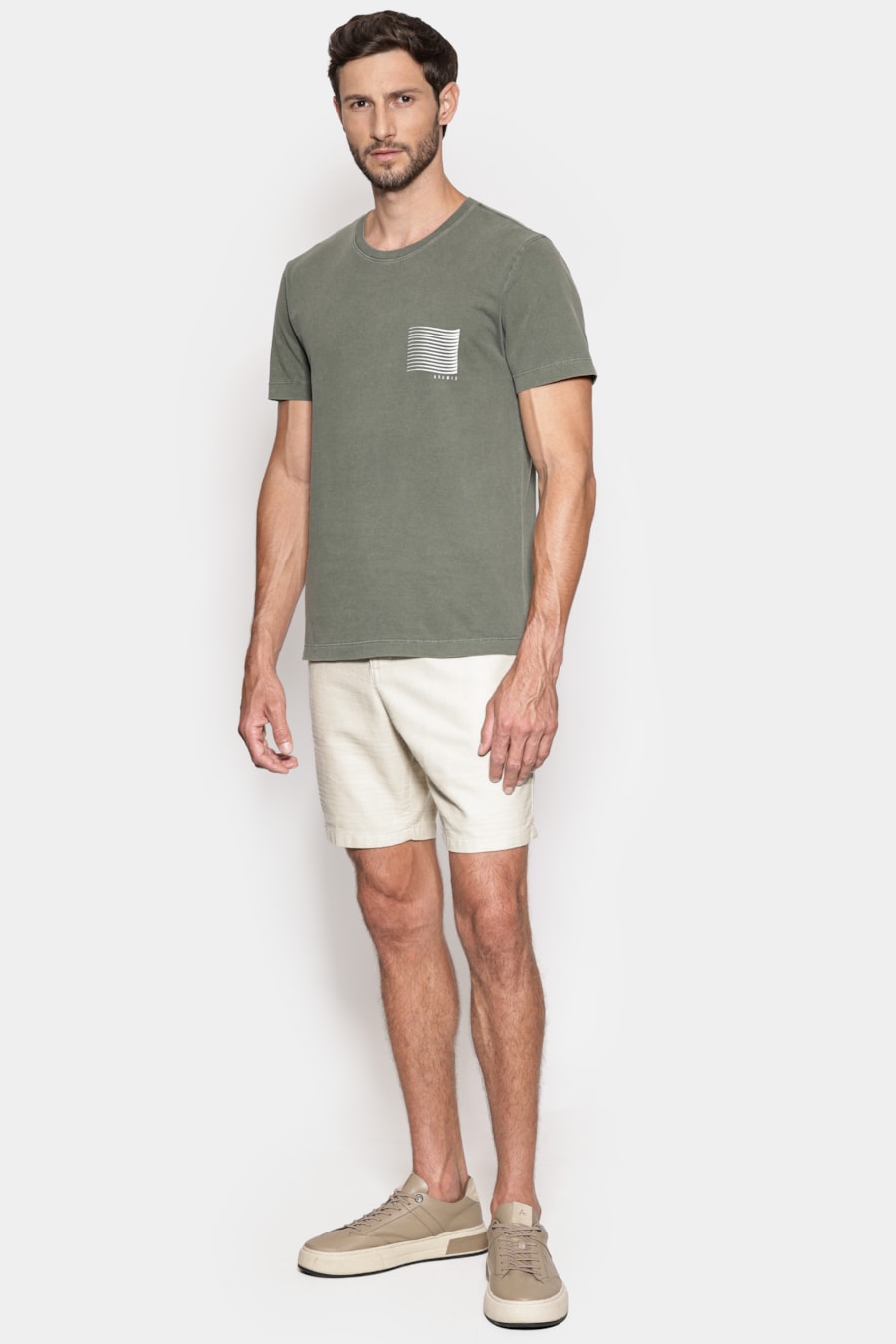 Camiseta Manga Curta Estampa Gráfica Militar 117 — foto 2 de 6
