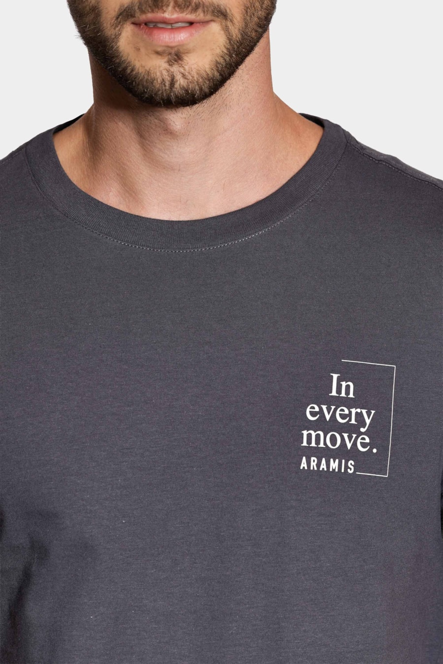 Camiseta Manga Curta Estampa In Every Move Antracite 117 — foto 3 de 6