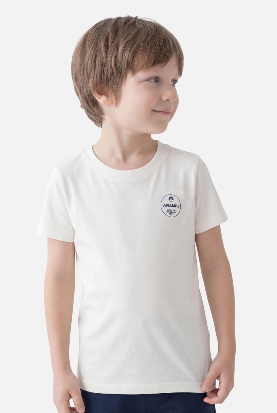 Camiseta Manga Curta Estampa Silk Screen Off White — foto 1 de 5