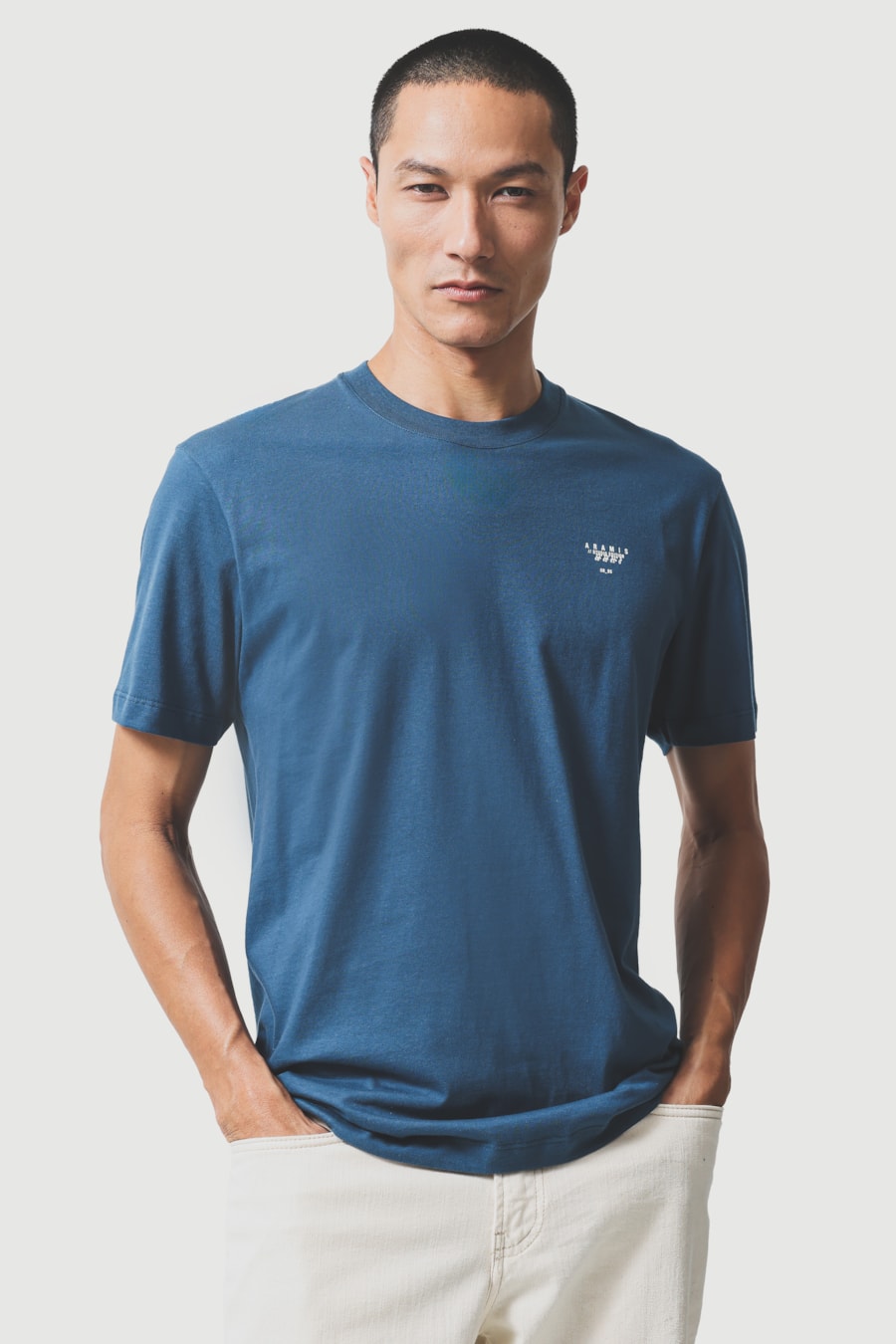 Camiseta Manga Curta Estampa Studio Azul Petroleo 115 — foto 1 de 5