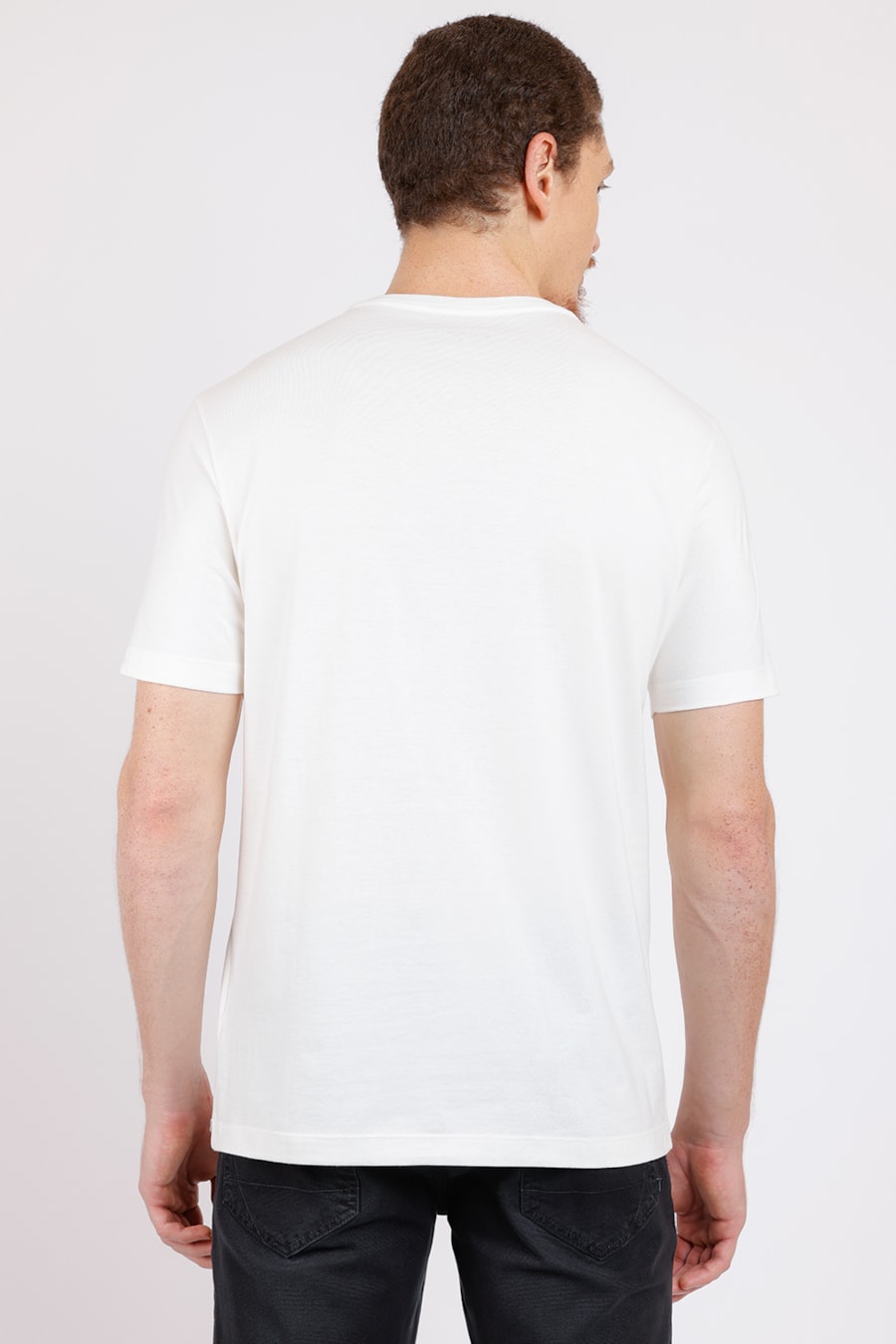Camiseta Manga Curta Estampa Tech Off White — foto 2 de 2