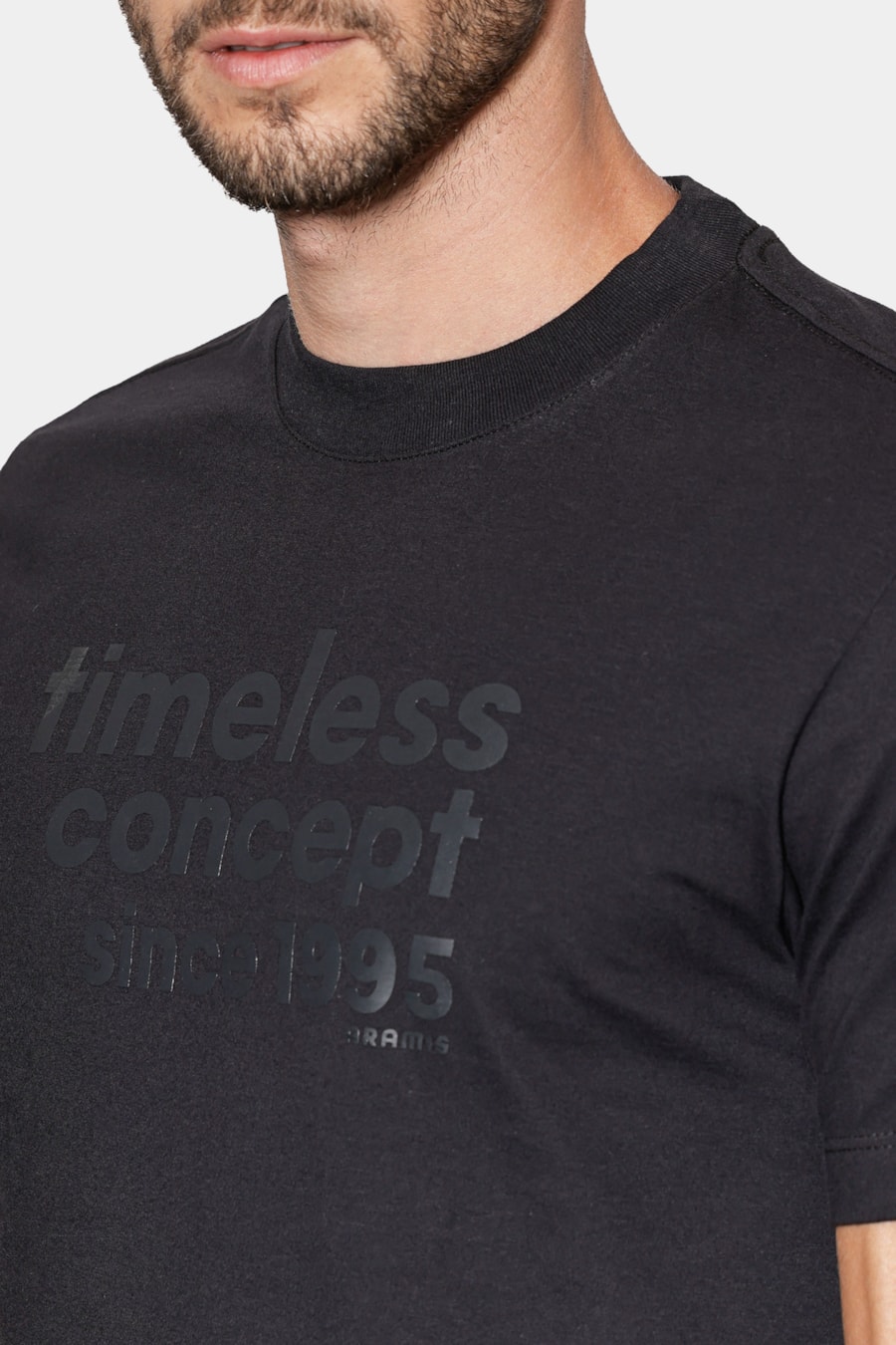 Camiseta Manga Curta Estampa Timeless Preto — foto 3 de 7