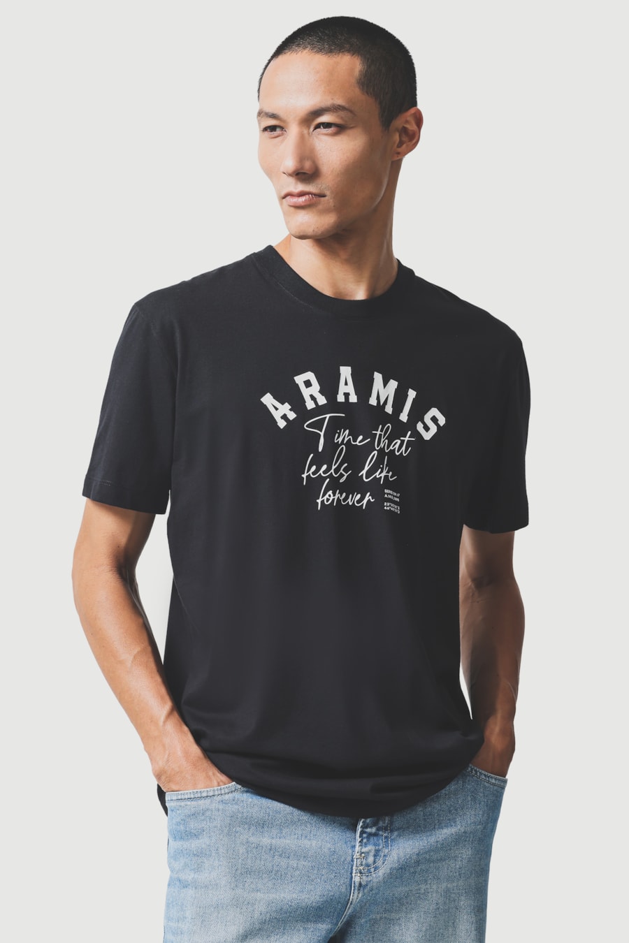 Camiseta Manga Curta Estampa Times Preto — foto 1 de 5