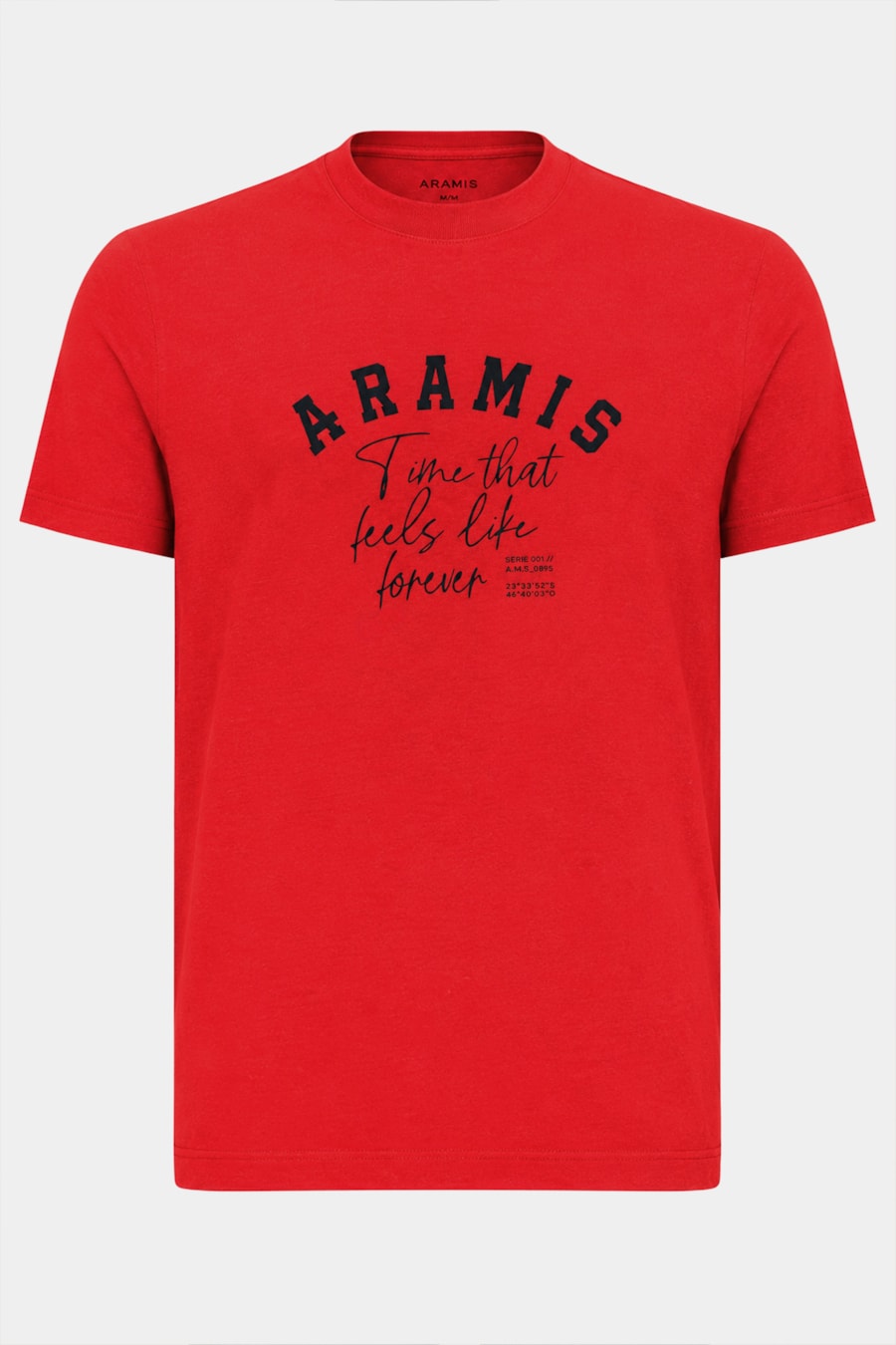 Camiseta Manga Curta Estampa Times Vermelho Aramis 115 — foto 5 de 5