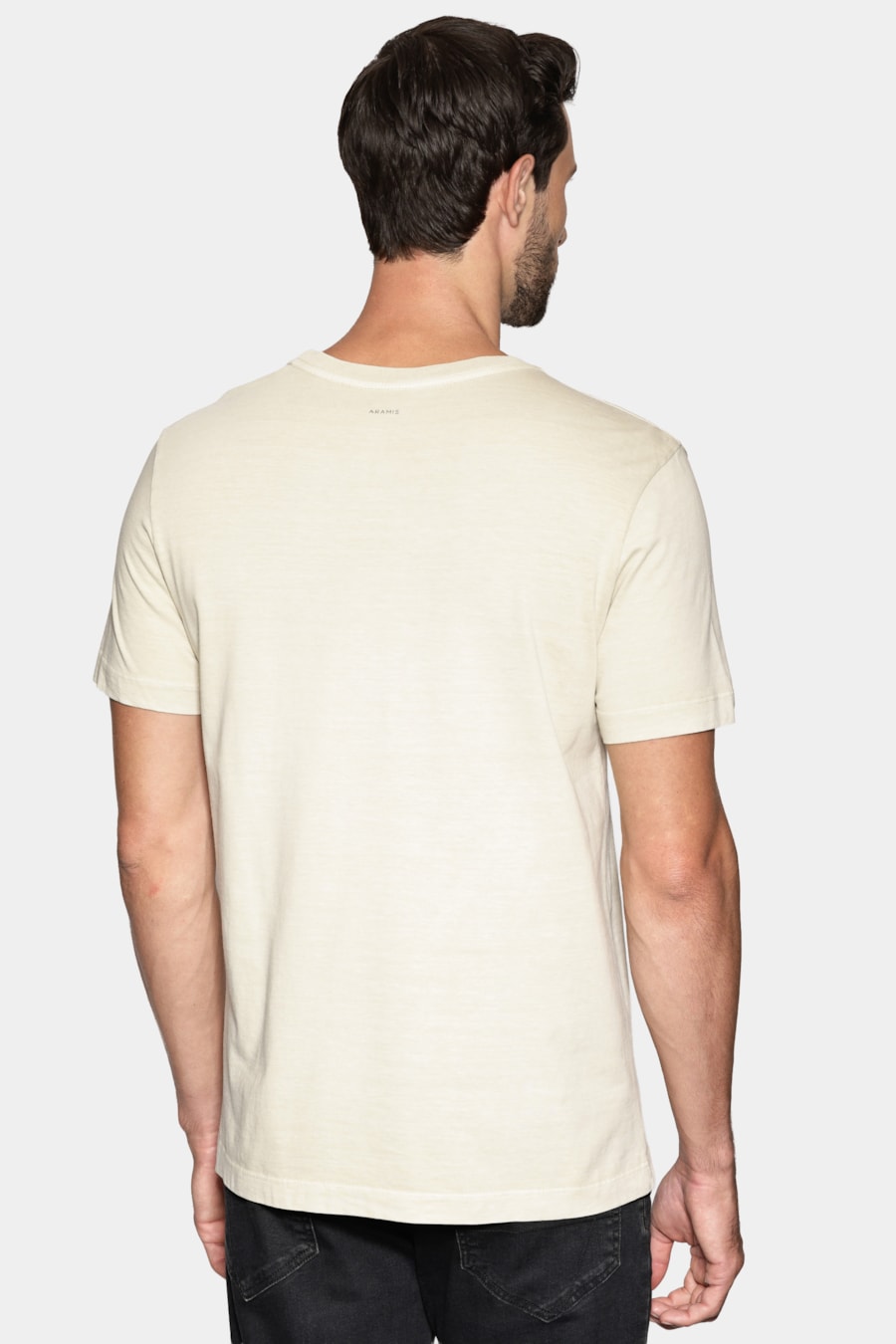Camiseta Manga Curta Estampada Linhas Marfim 117 — foto 5 de 6
