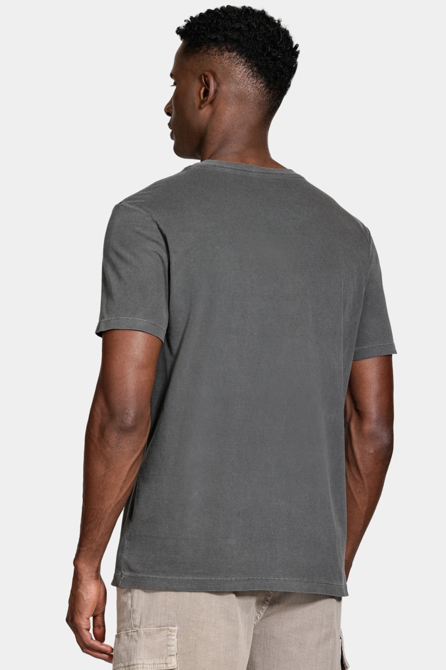 Camiseta Manga Curta Estampada Preto — foto 4 de 5