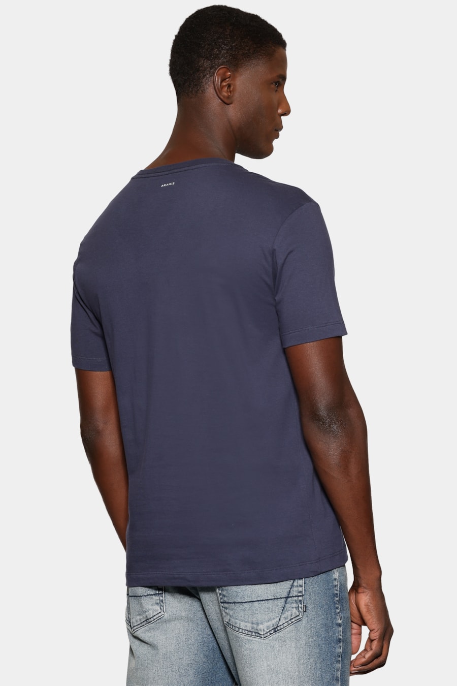 Camiseta Manga Curta Estampada Studio Navy — foto 4 de 5