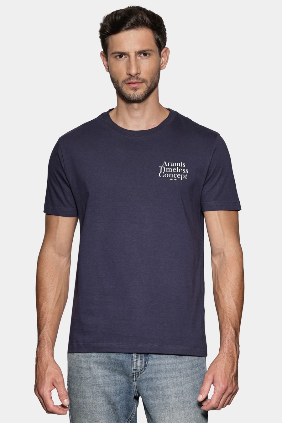 Camiseta Manga Curta Estampada Timeless Concept Navy — foto 1 de 5