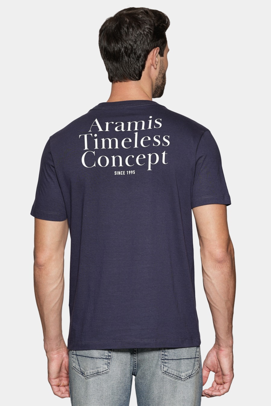 Camiseta Manga Curta Estampada Timeless Concept Navy — foto 4 de 5